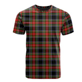 Stewart Black 01 Tartan T-Shirt